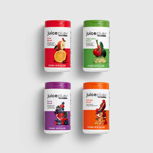 Experience the power of 30 fruits, veggies and omegas, your daily boost in four easy bottles.